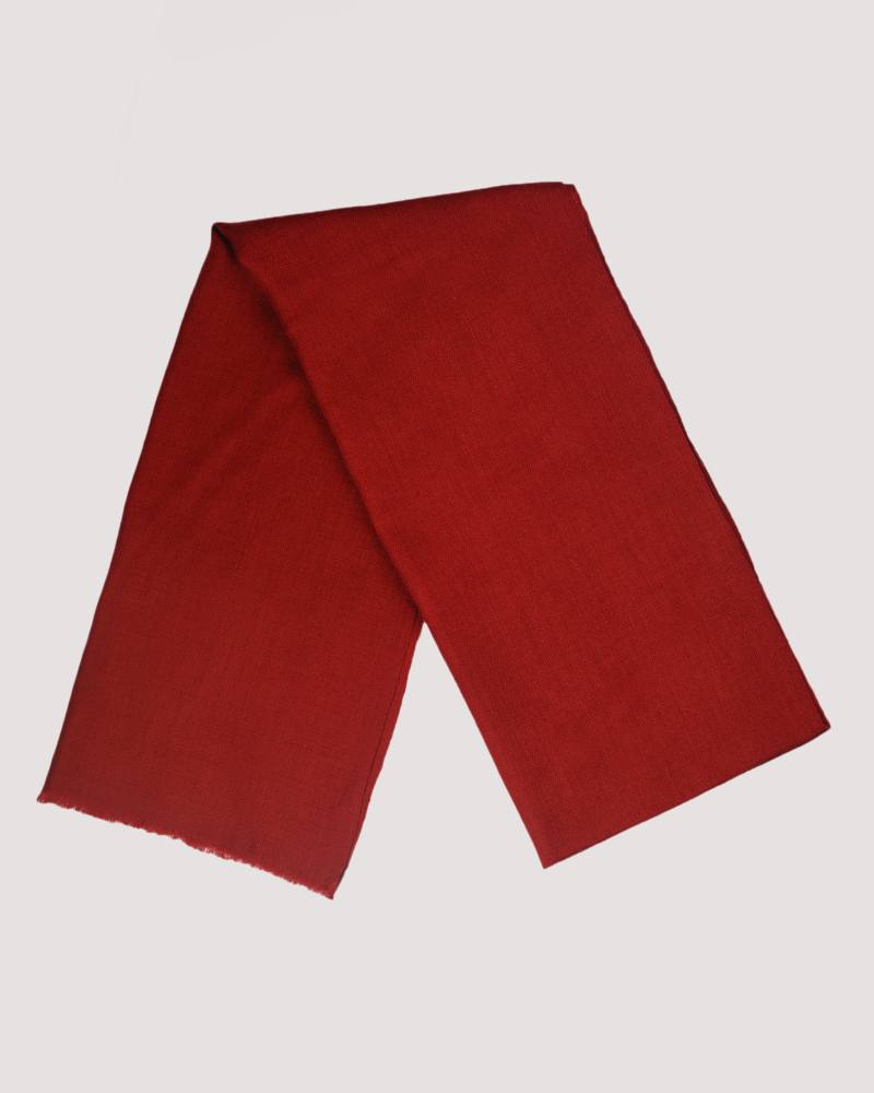 Pashmina Wool Diamond Weave Muffler Maroon